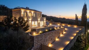 Villa Piedra Azul Villas Ενοικιαζόμενη βίλλα Καρδαμύλη Μεσσηνίας Airbnb Εταιρεία Διαχείρισης Καταλυμάτων Perla Homes