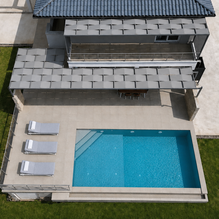 Villa Luna Sol Ενοικιαζόμενη βίλα Κυπαρισσία Airbnb Εταιρεία Διαχείρισης Καταλυμάτων Perla Homes
