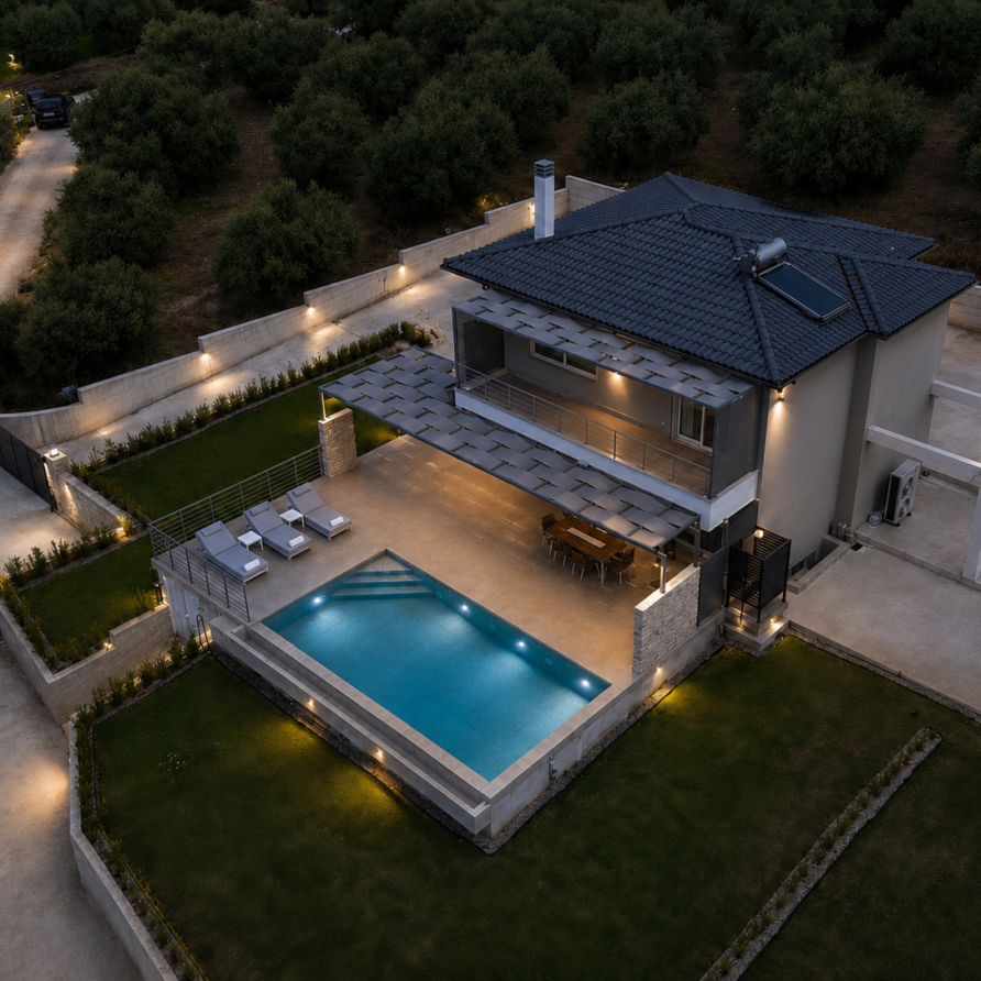 Villa Palomar Ενοικιαζόμενη βίλα Κυπαρισσία Airbnb Εταιρεία Διαχείρισης Καταλυμάτων Perla Homes